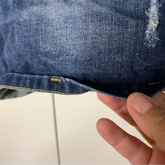 Bullhead Super High Rise Shorty Denim Shorts - Picture 4 of 11